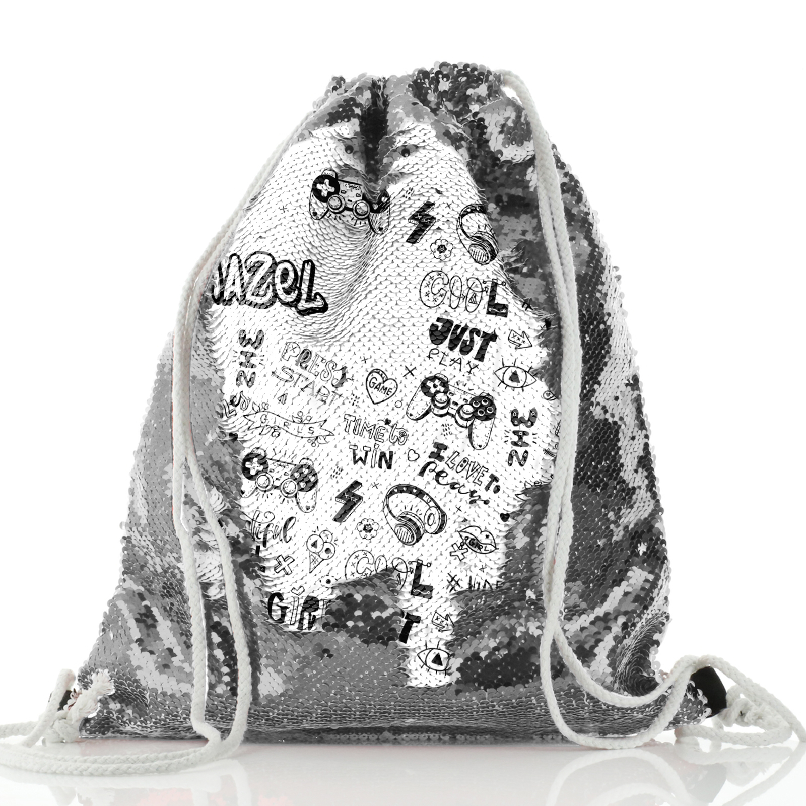 Sequin 2024 personalized backpack